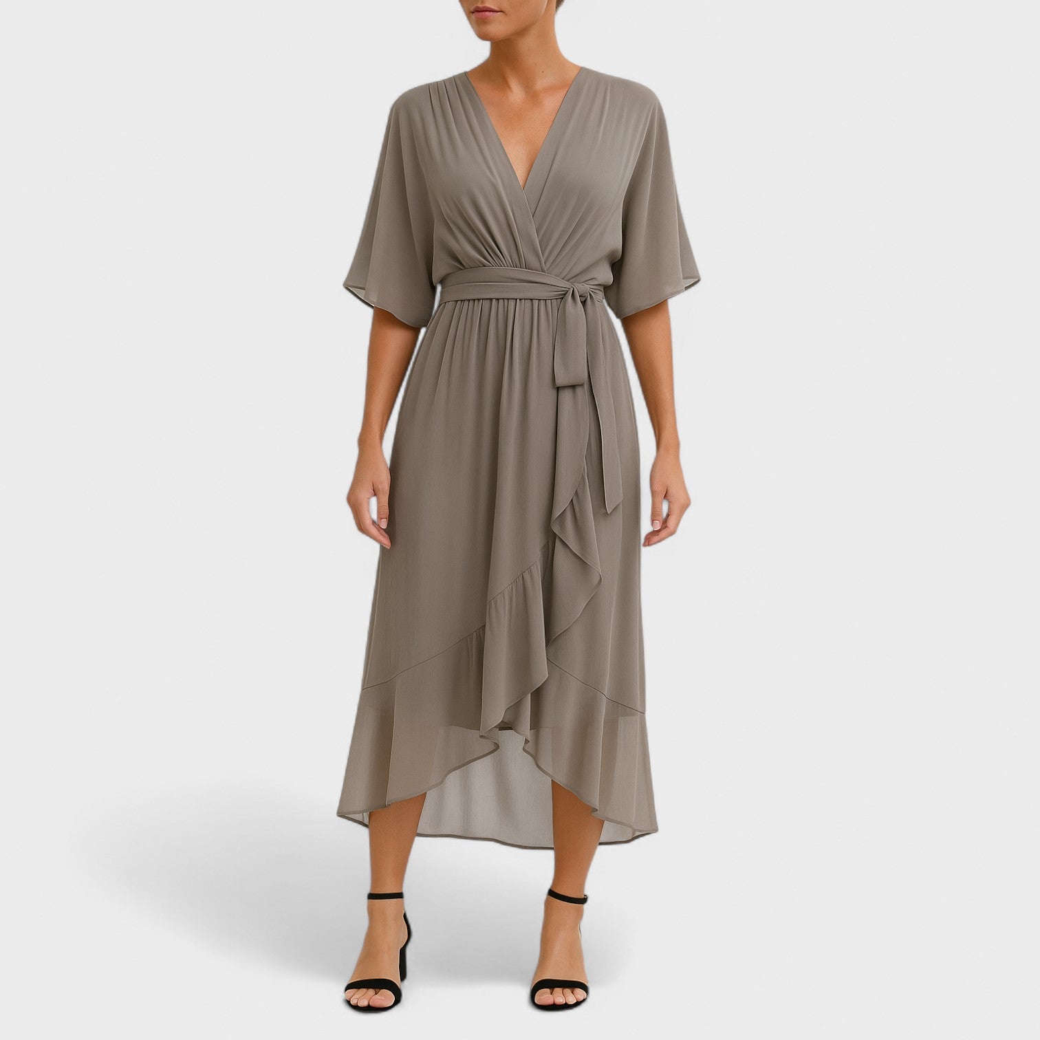 Ialina - Robe élégante avec taille cintrée