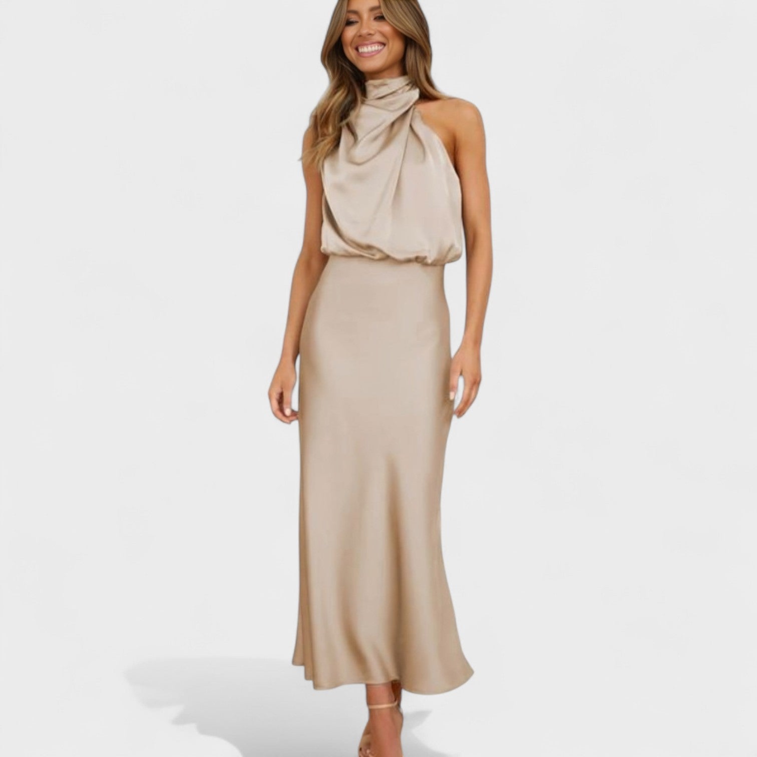 Alba - Robe Satin Élégance