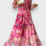 Luísa - Robe Florale Enveloppante