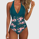 Flávia - Maillot de bain élégant pour femmes avec décolleté en V