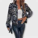 Raquel - Veste Élégante à Imprimé Léopard