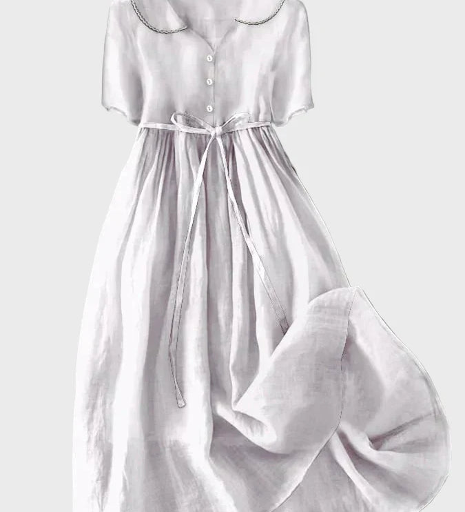 Robe Classique avec Boutons