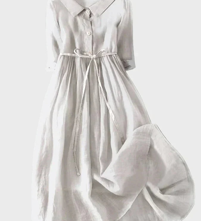 Robe avec Col Élégant