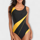 Inês - Maillot de Bain Une Pièce Sportif avec Décolleté au Dos