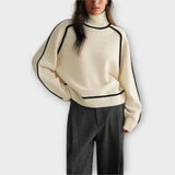 Emília - Pull élégant à col montant