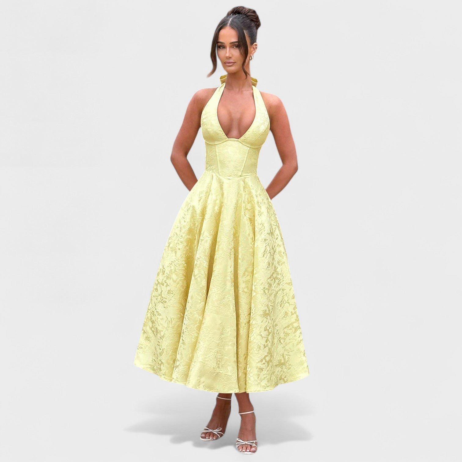 Efi - Robe midi texturée