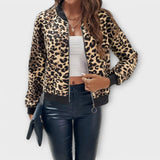 Raquel - Veste Élégante à Imprimé Léopard