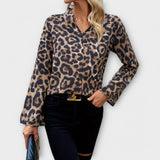 Catarina - Blouse décontractée léopard