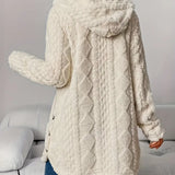 Sara - Manteau avec capuche en peluche