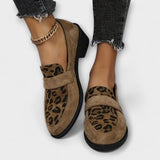 Chaussures féminines élégantes avec motif léopard