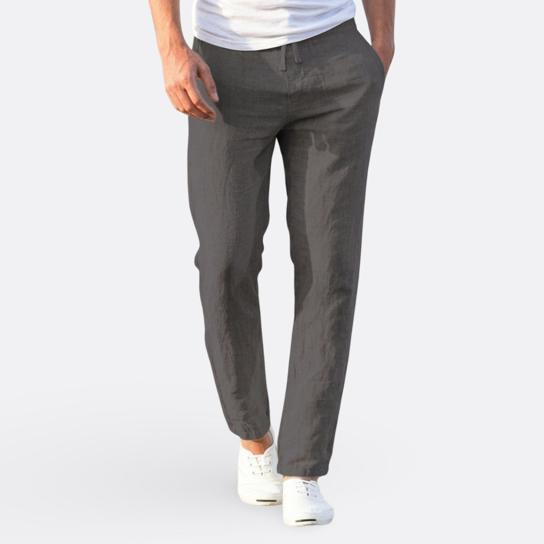 Hélder - Pantalons Casual Légers en Lin