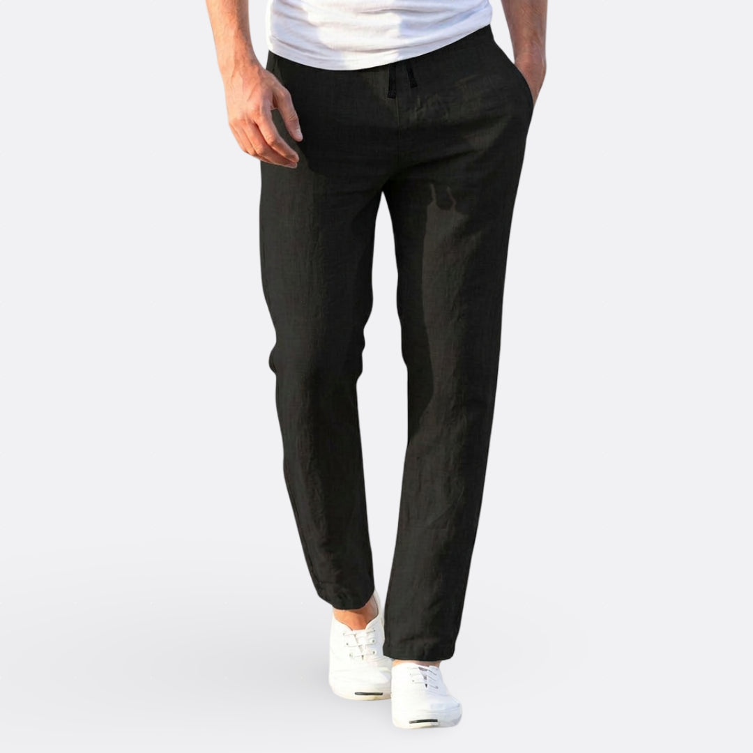 Hélder - Pantalons Casual Légers en Lin