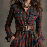 Mariana - Robe Chemise avec Ceinture