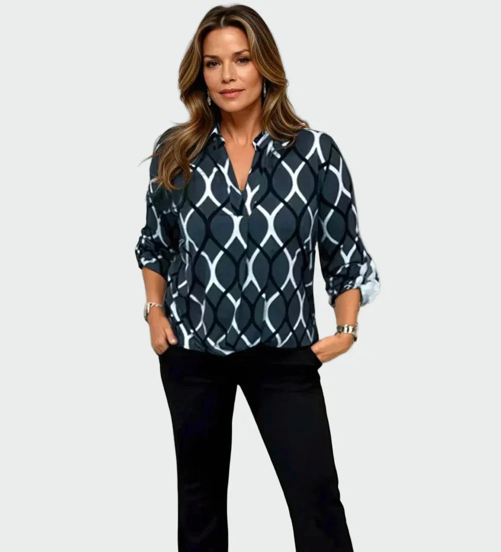 Chemise décontractée à manches longues