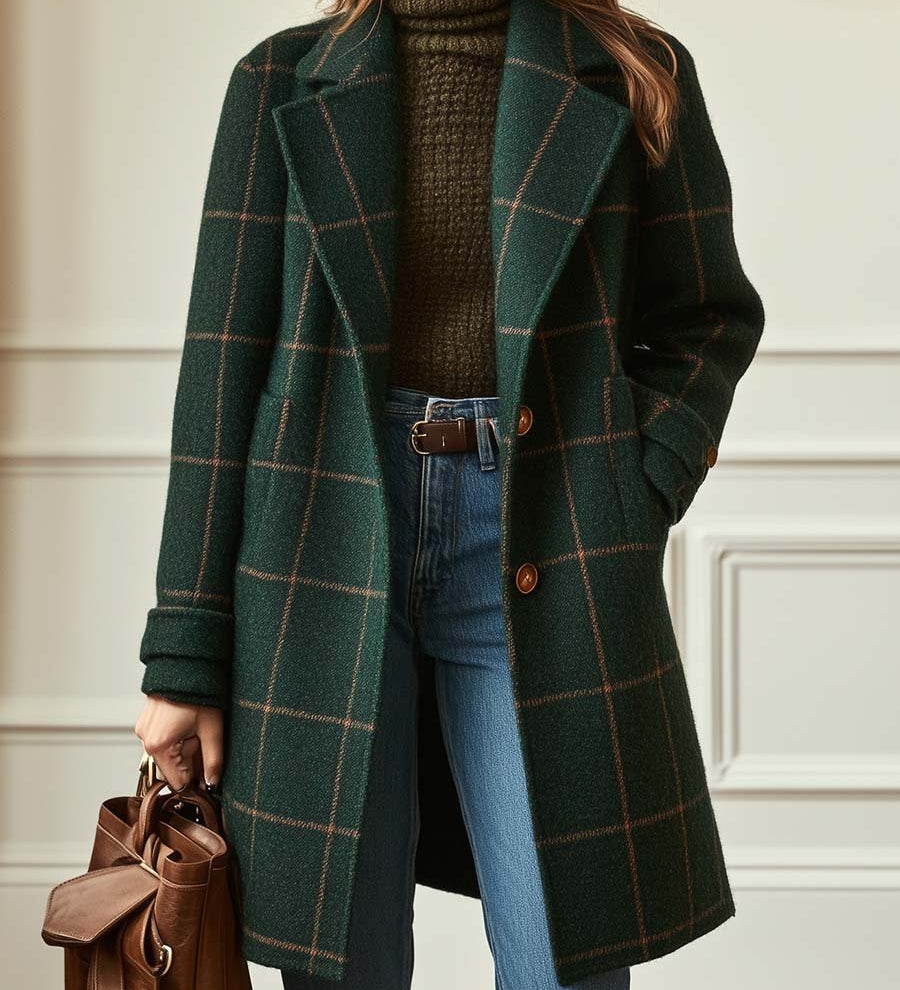 Irlande - Manteau à Motif Ecossais