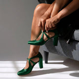 Joana - Chaussures à Talons avec Brides Croisées