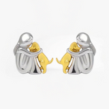 Étreinte de Chien - Boucles d'oreilles