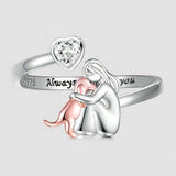 Abraço de Cão - Bague (Rose)