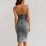 Mona - Robe en jean moderne