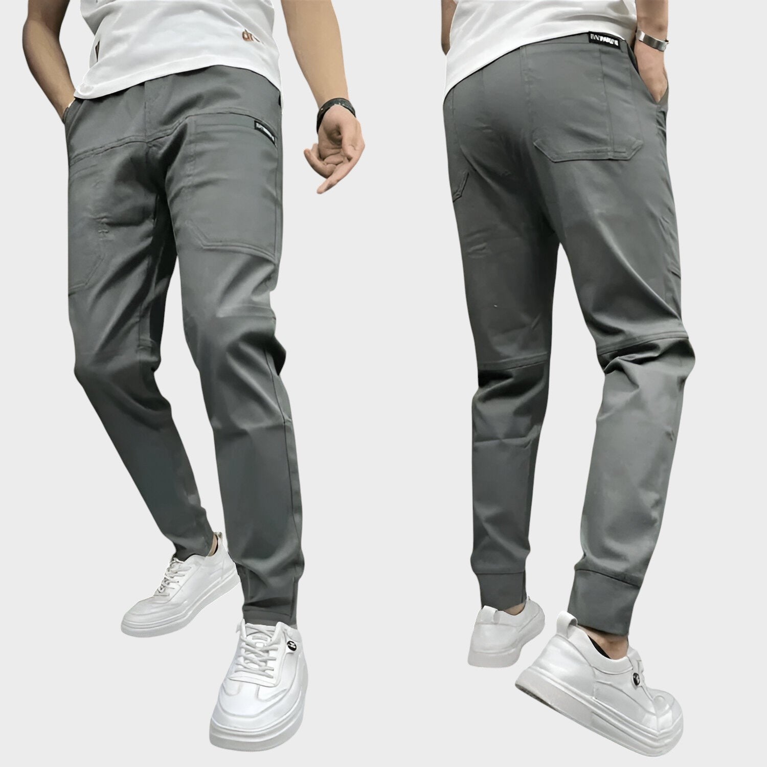 Tomás - Pantalons cargo élastiques